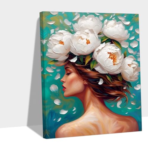 G 2025 Paint by Numbers _ȑlSҊȒP| DIY Lbgz[ ItBXv[g 30x40cm Y#B327