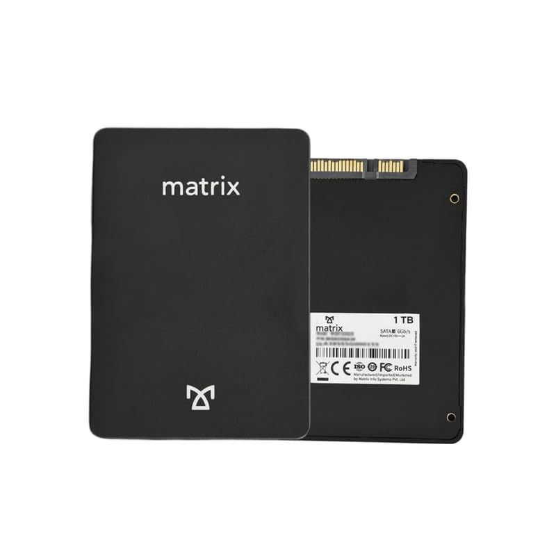 MATRIX 1TB 3D NAND Flash SATA 6GB/s 2.5 Inches Internal Solid State Drive (SSD), Read Up to 550MB/s, Write Up to 500MB/s, 5 Year Warranty (B0BW3RQPMS) Amazon Price History, Amazon Price Tracker