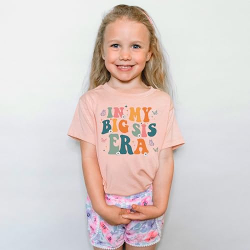 in My Big Sis Era Shirt for Girls Trendy Groovy Big Sister Butterfly Tee3