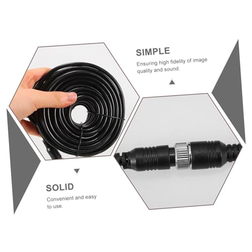 Cable de extensión para cámara de visión trasera con cobre puro de 4 pines 7
