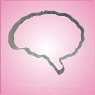 Brain Cookie Cutter-aluminum 3-1/4Inch tall, 4Inch wide