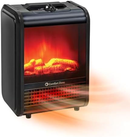Comfort Zone CZFP1BK Electric Mini Fireplace Heater Review
