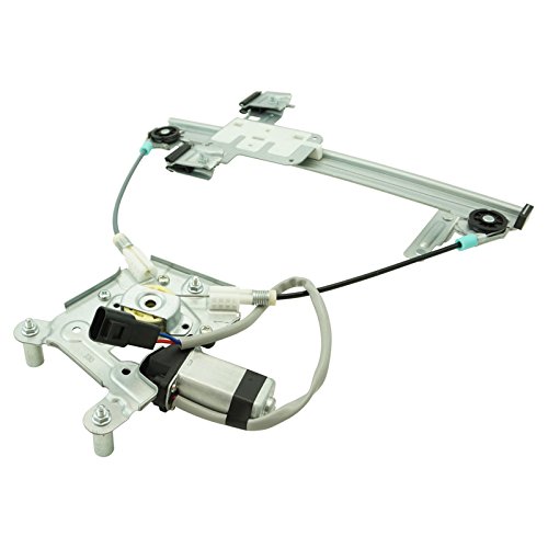 Image of TRQ Rear Left Power Window Regulator & Motor Assembly Drivers Side Compatible with 2007-2014 Cadillac Escalade Chevrolet Tahoe GMC Yukon
