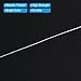 PATIKIL 50M/55 Yards Rod Guide Wrapping Thread, 450D Metallic DIY Fishing Rod Guides Fixing Line, Silver Tone