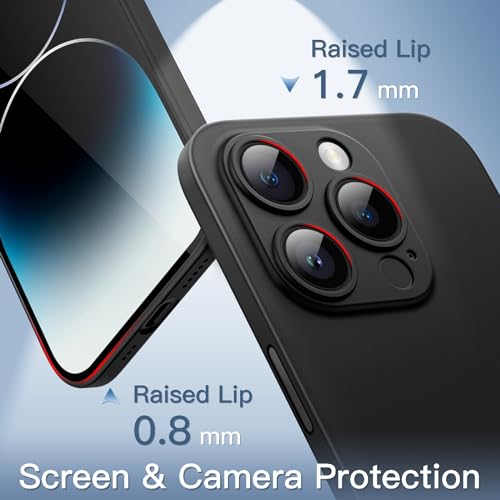 JETech Ultra Slim Case for iPhone 14 Pro Max 6.7-Inch, Camera Lens Full Protection, Lightweight Matte Finish PP Hard Minimalist Cover, Support Wireless Charging (Black) JETech Ultra Slim Case for iPhone 14 Pro Max 6.7-Inch, Camera Lens Full Protection, Lightweight Matte Finish PP Hard Minimalist Cover, Support Wireless Charging (Black)