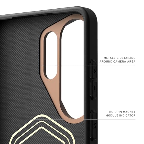 Image of Urban Armor Gear UAG Designed for Galaxy S26 Ultra 5G Case, Fibr Armr - Compatible with Magnetic Charging Rugged Military Drop Tested Anti-Slip Protective Cover - Orange /Charcoal