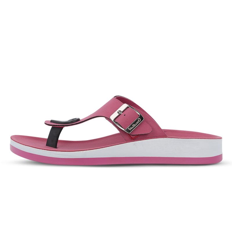 Image of WALKAROO Women's Fashion Sandals with Cushion Sole, Toe Seperator, Broad Straps and Lightweight - WE2349