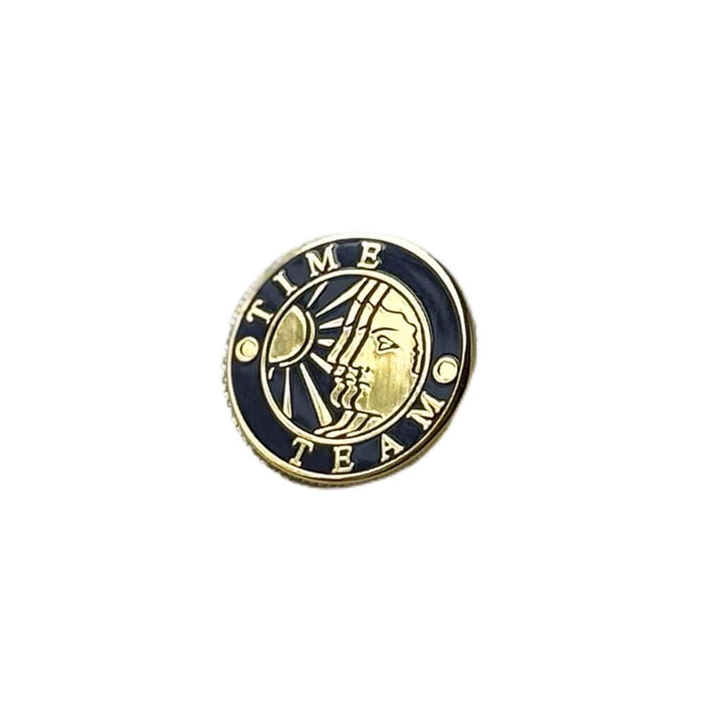 Time Team Enamel Pin Badge - Collectible TV Show Memorabilia