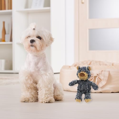 GWAWG Hundespielzeug Quietschend Plüsch Zerstörbär Plüschbär für Kleine Hunde