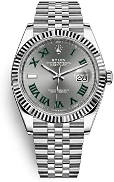 Rolex Datejust 41 Stainless Steel and White Gold/Jubilee Bracelet / 126334-0022 / Slate Roman Dial