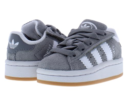 Image of adidas Campus 00s CF EL Infant /Toddler Shoes Size 10, Color: Grey /White /Gum-Grey