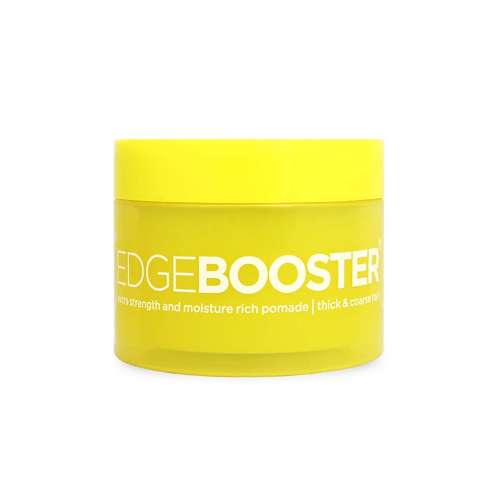 Style Factor Edge Booster Strong Hold Water-Based Pomade - Super Shine & Moisture 3.38oz (YELLOW QUARTZ)