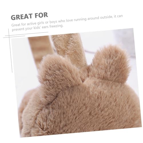 Cartoon Bunny Earmuffs for Warm Ear Protectors Foldable Ear Warmers Comfortable and Lightweight for Winter Outdoor Activities2