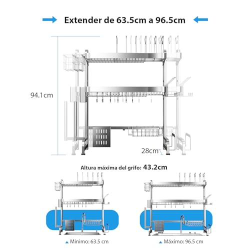 La Mejor Selección de Escurridor de acero inoxidable que Puedes Comprar On-line. 29 Imagen adicional