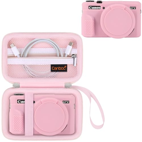 Funda rígida para Canon PowerShot G7 X Mark II color rosa miniatura 1