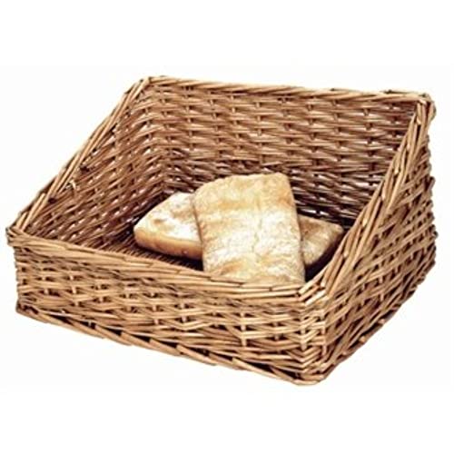 Stalwart P755 Bread Display Basket, 7" x 12" x 14.5", Dark Brown