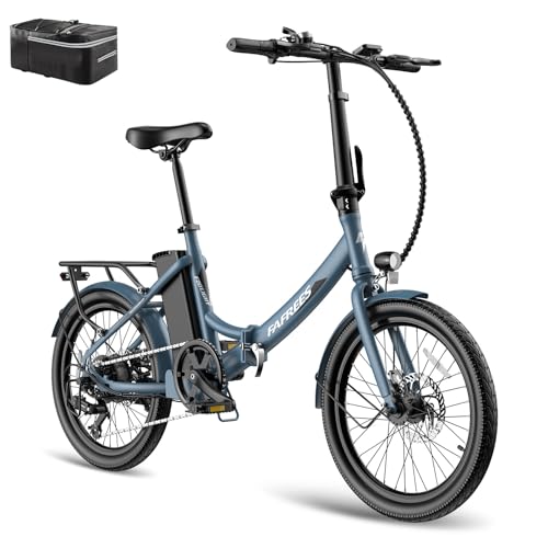 Fafrees Bicicleta Eléctrica F20 Light, 20 Bicicleta Urbana Eléctrica Plegable, Motor 250w, 14.5ah 522wh Batería Extraíble, Alcance 55-110 Km, Unisex Adulto E-Bike, Azul Fafrees Bicicleta Eléctrica F20 Light, 20 Bicicleta Urbana Eléctrica Plegable, Motor 250w, 14.5ah 522wh Batería Extraíble, Alcance 55-110 Km, Unisex Adulto E-Bike, Azul