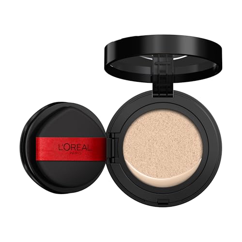 L'Oréal Paris Fondotinta Cushion, Per Tutti i Tipi di Pelle, Tenuta 24H, Pelle Uniforme e Senza Imperfezioni, Formula Leggera e Traspirante, Infaillible Air Wear Cushion, Tonalità: 50, 11 g