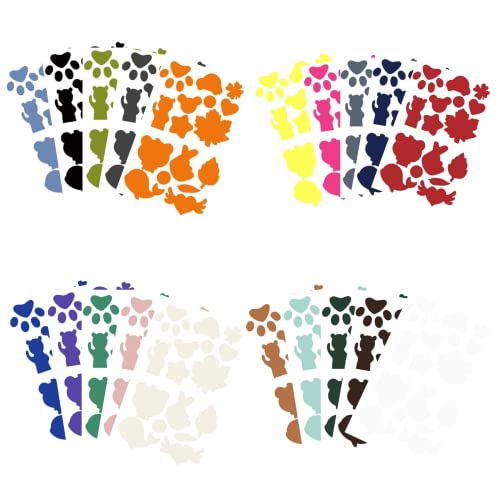 Down Jacket Repair Patches - 20 Sheets Self-Adhesive Fabric Patches Different Size and Shapes Clothes Patch Waterproof Repair Patch for Down Jacket Tearing Bag Outerwear, 9.8'' x 5.7/Sheet (20pcs)