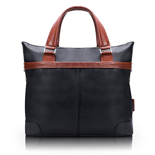 McKlein 15" Leather Two-Tone Laptop & Tablet Briefcase