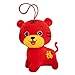 Giocattolo di peluche 2022 Capodanno cinese Zodiaco Tigre Peluche Figurine Animale farcito Anno della Tigre Mascotte Ornamento per la casa per soggiorno, camera, camera da letto, letto