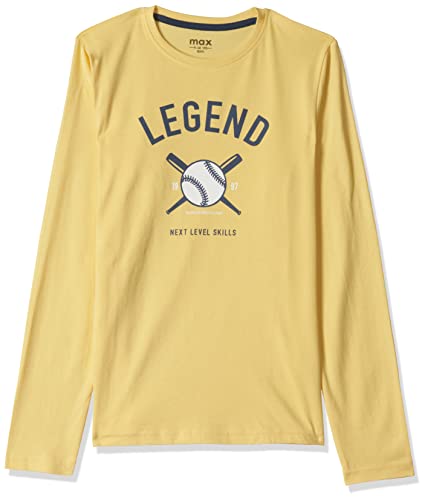 Image of Max Boys Graphic Printed Full Sleeve Regular Fit T-Shirt