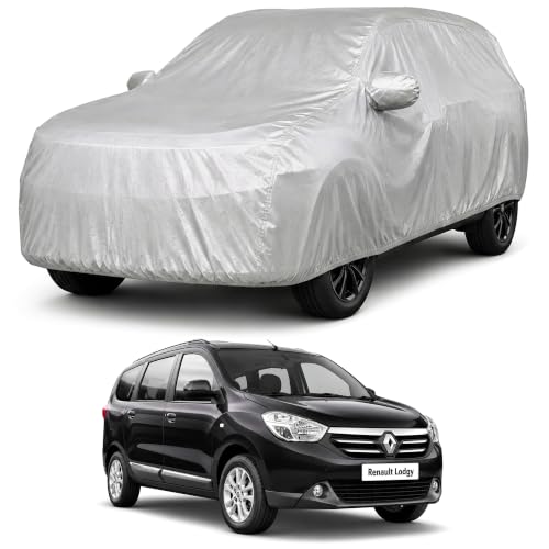 Image of Autofact Car Body Cover Compatible with Lodgy | Custom Fit Car Cover | 100% Water-Resistant| Triple-Stitched Lightweight Fabric | Dustproof | Indoor & Outdoor Use | Elastic Bottom