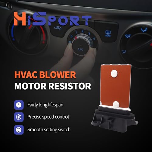 Image of HiSport 973-867 95018066 HVAC Blower Motor Resistor with 12 AWG Wire
