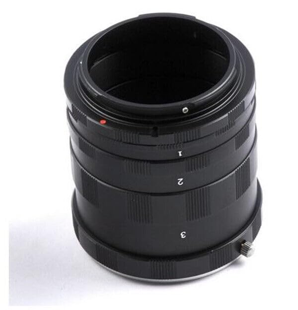 Set 5 Tubi Di Prolunga Per Sony E-Mount - Per Fotografia Macro, Nero - Foto 10