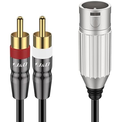 Câble XLR vers RCA J&D Cover