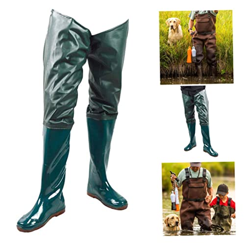 Cuissardes de pêche antidérapantes et imperméables avec bottes à boucle - 6