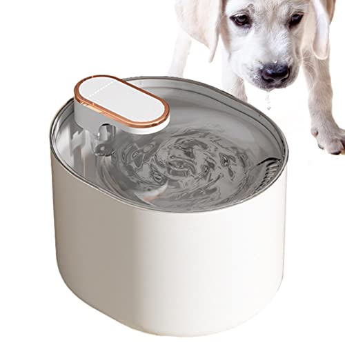 Maseaxi Fontaine pour Animaux de Compagnie | Distributeur d'eau pour Animaux de Compagnie pour Chats - Dispose de réglages de débit d'eau Ultra-Silencieux réglables et d'une Filtration tertiaire