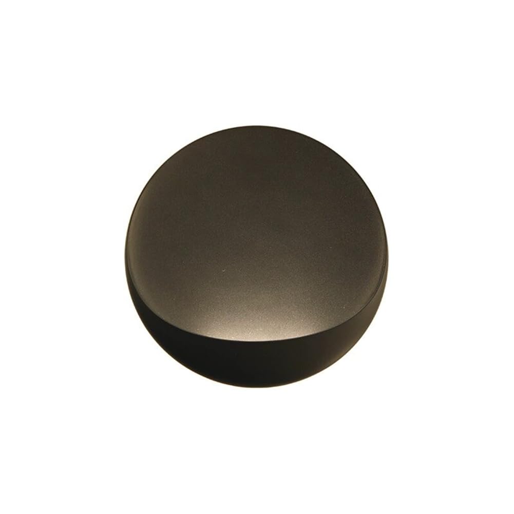 LOGT 7W LED Wall Light (Indoor) 3000K Warm White Round Modern Living Room Light Wall Lighting Aluminium Metal Hallway Lamp Fashionable Decorative Bedroom Lamp Bedsidelamp,Black