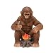 SUYNYBHF Bigfoot Statue Bigfoot Monster Fire Resin Figures 6.1 Inches, Sasquatch Gifts. Sasquatch Decor Indoor/Outdoor. Garden Decor Father's Day and Festival Gifts