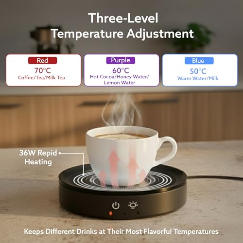 AGARO Regal Coffee Mug Warmer Black - Image 4