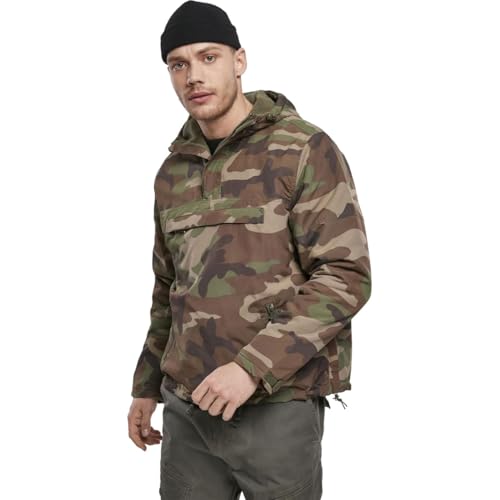 Image of Men's Fleece-Lined Quarter Zip Windbreaker Pullover