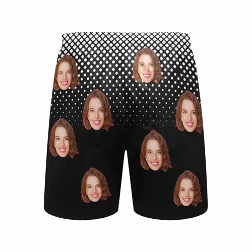 Custom Face Men's Swim Trunks Personalized Summer Beach Board Shorts Customized Photo Swimsuit Swim Shorts for Men4