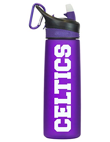 Carlow University Tritan Plastic Frosted Sport Water Bottle, Design-2 - Purple