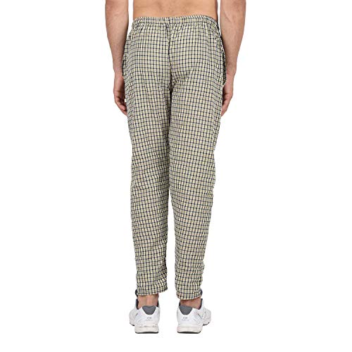 Image of Men's Cotton Checkered Pajama,
