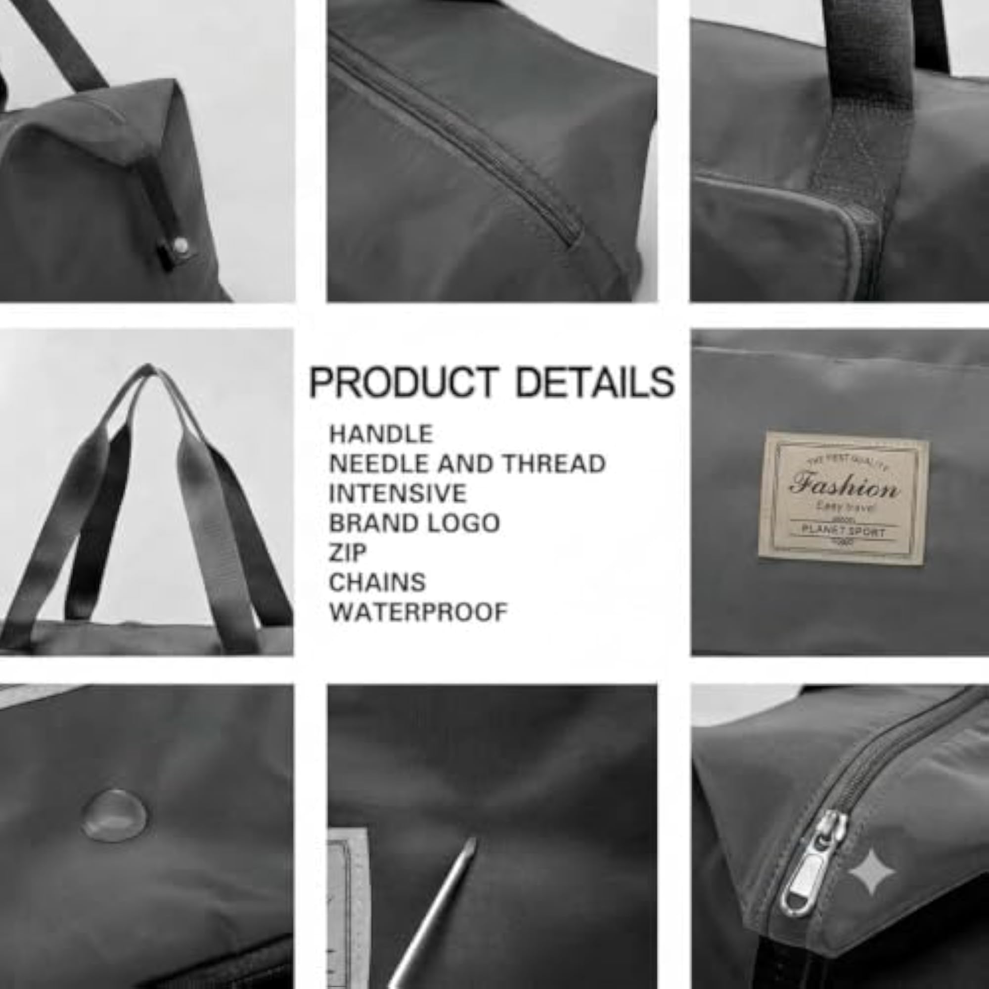 41L Expandable Travel Duffle Bag for Women, Waterproof