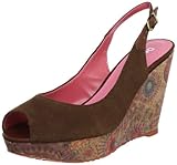 Sandalias de tacón Desigual Pump Telma 2, Sandalias con Plataforma Mujer, Marrón (Braun (1000), 39 EU