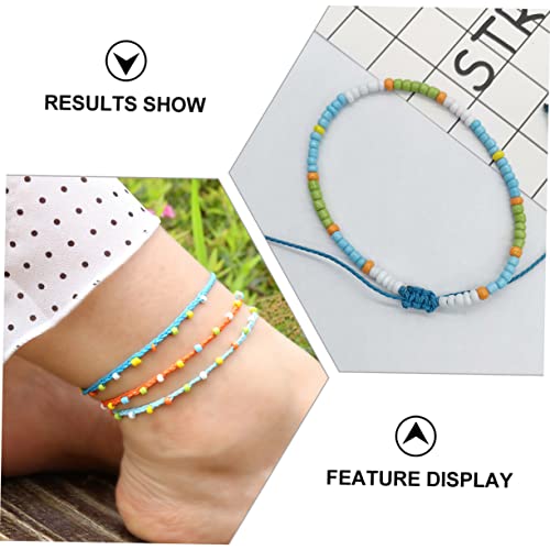 Chaîne de pieds 3pc, bracelet à cheville ajusté et accessoire bijoux chaussures - 3