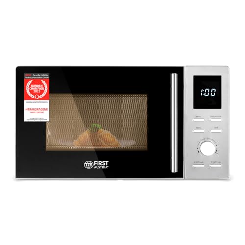 TZS First Austria - Mikrowelle mit Grill - 2-in-1 Mikrowellenofen - 20 Liter - 700 W Mikrowelle &...