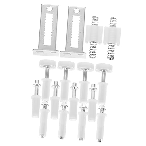 Kit de herrajes para puertas doblables para clósets con rodillos de repuesto duraderos y resistentes, incluye ruedas guía para fácil instalación miniatura 1