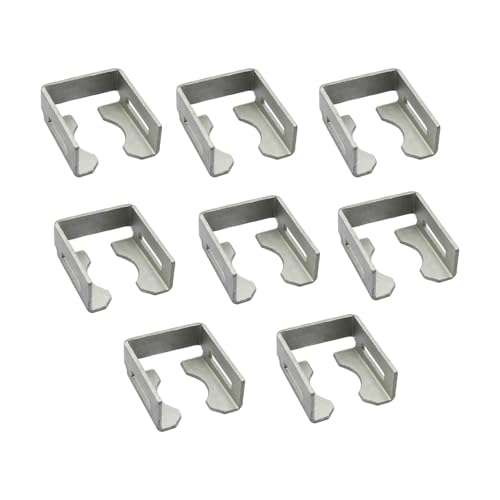 8Pack PC61001 Automotive Fuel Injector Metal Retaining Clips Kit Compatible with 2001-2006 BMW EV1 EV6 EV14