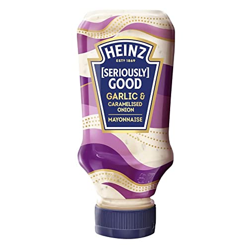 Image of Heinz [Seriously] Good Mayonnaise with Garlic and Caramelised Onion, 220 ml ℮ 7.58 oz ℮ 215 g, 8 Pack