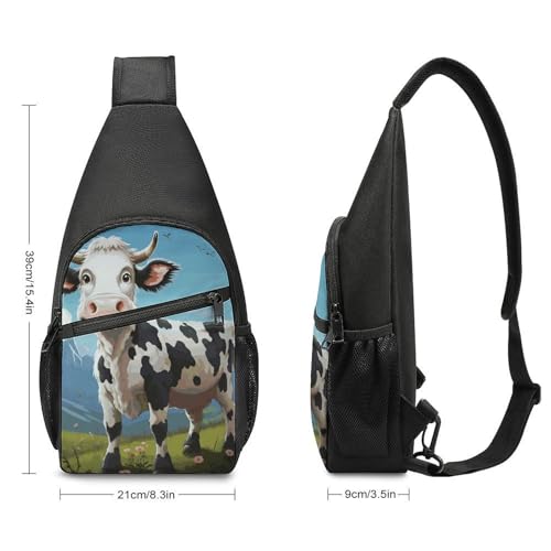 Bolso cruzado casual para viaje y senderismo unisex miniatura 2