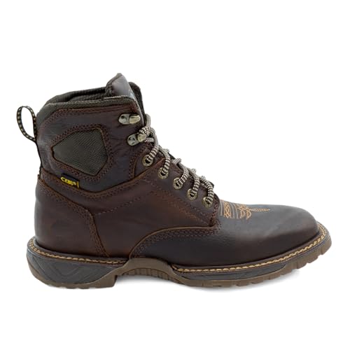 CEBU | Hawk Steel Toe | Boots For Men | Square Toe | Handcrafted | Made of Leather | For Heavy-duty Tasks | Brown Color