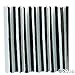 Fun Express Black and White Striped Gossamer Roll (3 ft x 100 ft) Wedding, Party and Halloween Decorations
