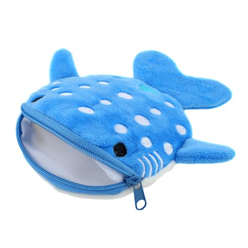 Hai Geldbeutel Kinder,Mabor Mini Geldbörse Kinder Jungen Mädchen Cute Münzbeutel Plüsch Coin Purse Münzgeldbörse Hai Mini Tasche Kosmetikartikel Tasche Cartoon Geldbörse mit Reißverschluss Brieftasche